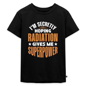 Krebs Krank Krankheit Kampf Geschenk - Kinder Premium Bio T-Shirt - Schwarz - Vorne - Mikhail (115cm)