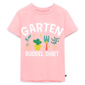 Hobby Gardener Gardening Garden Fairy Garden Buddel - Kids Premium Organic T-Shirt - rose - Front - AI Model Kid Female (0cm)