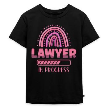 Lawyer In Work Lawyer's Job Career - Kids Premium Organic T-Shirt - black - Front - Mikhail (115cm)
