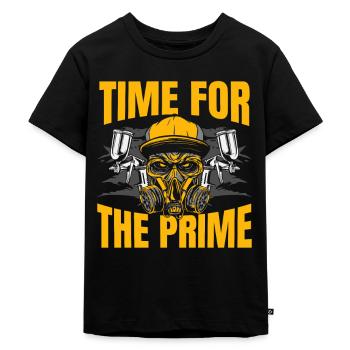 Il est temps pour le peintre automobile de première classe - T-shirt Premium bio Enfant - noir - Devant - Mikhail (115cm)