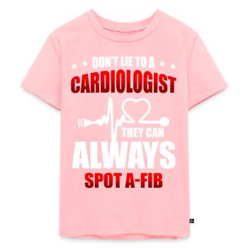 Sonographer Heilberuf Ultraschall Krankenhaus - Kinder Premium Bio T-Shirt - Rosa - Vorne - AI Model Kid Female (0cm)