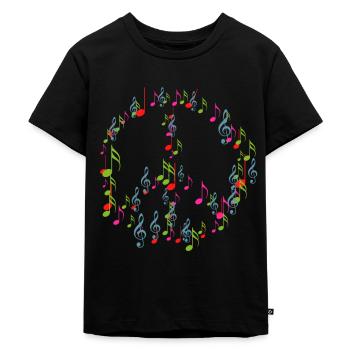 Hippie - T-shirt Premium bio Enfant - noir - Devant - Mikhail (115cm)