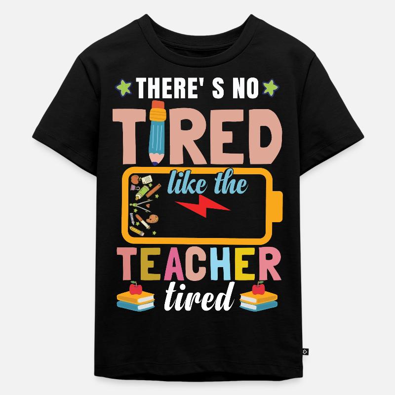 Drôle d’été enseignant Professeur d’école de vacances - T-shirt Premium bio Enfant - noir