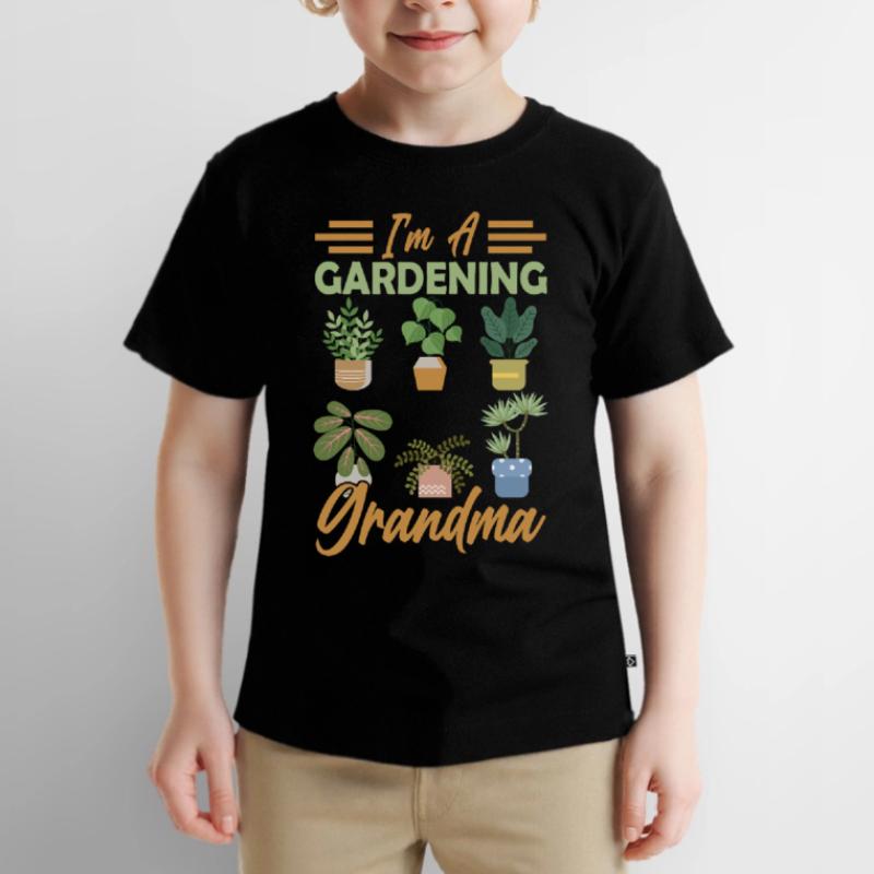 Ich Bin Eine Gärtnernde Oma Garten Großmutter Kinder Premium Bio T-Shirt