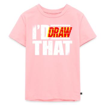 Ich Würde Das Booster-pack Ziehen, Liebhaber Von - Kinder Premium Bio T-Shirt - Rosa - Vorne - AI Model Kid Female (0cm)
