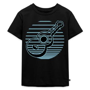 Ukuleles Vitage - Kids Premium Organic T-Shirt - black - Front - Mikhail (115cm)