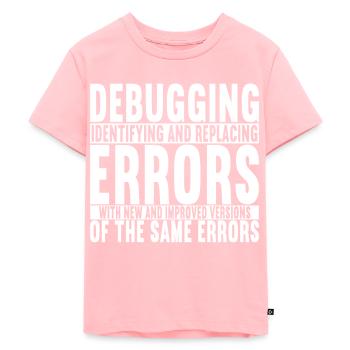 Programmierer Informatiker - Kinder Premium Bio T-Shirt - Rosa - Vorne - AI Model Kid Female (0cm)