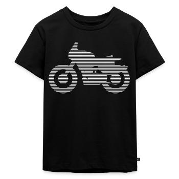Motorrad - Kinder Premium Bio T-Shirt - Schwarz - Vorne - Mikhail (115cm)
