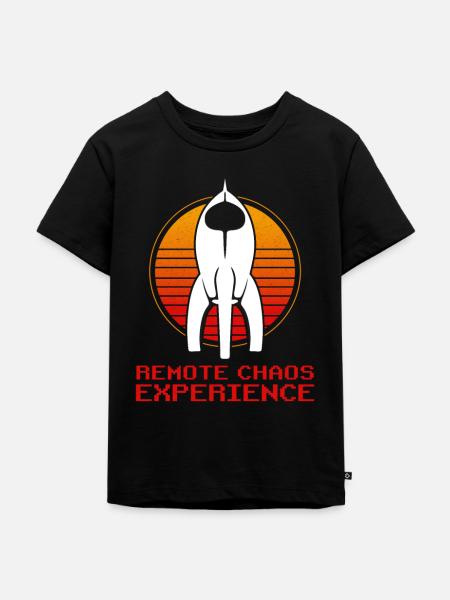 Remote Chaos Experience - Kinder Premium Bio T-Shirt - Schwarz