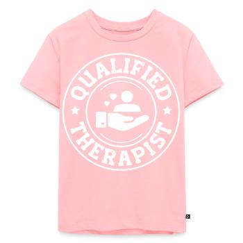 rådgivende terapeut - Premium økologisk T-skjorte for barn - rosa - Foran - AI Model Kid Female (0cm)