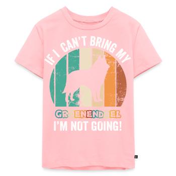 If I Can't Bring My Groenendaeler I'm Not Going - Kids Premium Organic T-Shirt - rose - Front - AI Model Kid Female (0cm)