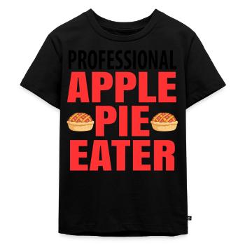 Tarte aux pommes - T-shirt Premium bio Enfant - noir - Devant - Mikhail (115cm)