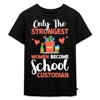 School officials - Kids Premium Organic T-Shirt - black - Front - Mikhail (115cm)