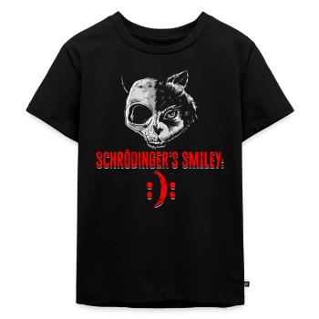 Schrodinger's Cats Quantum Physics - Kids Premium Organic T-Shirt - black - Front - Mikhail (115cm)