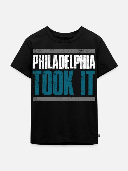 Philadelphia Football - Kinder Premium Bio T-Shirt - Schwarz