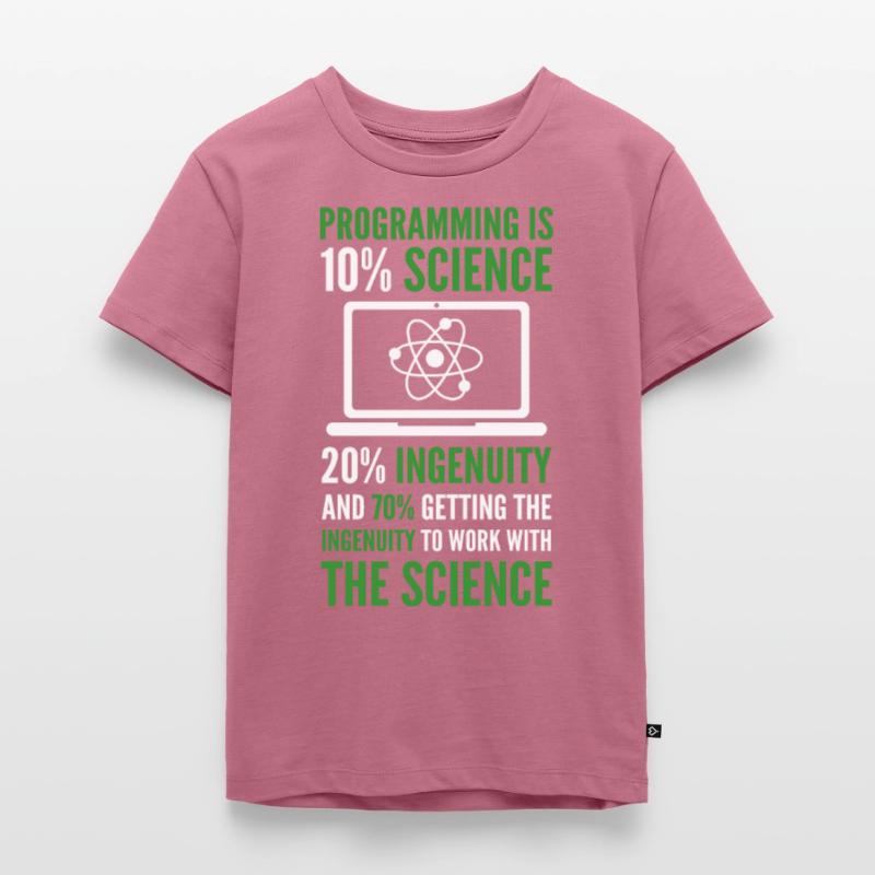 Programming is Science Computer Developer Coding Kinder Premium Bio T-Shirt
