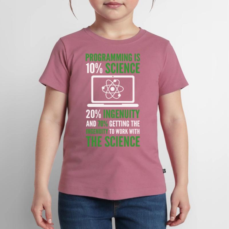 Programming is Science Computer Developer Coding Kinder Premium Bio T-Shirt