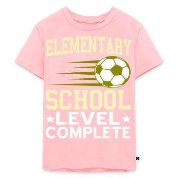 Niveau élémentaire Rétro Freshman complet - T-shirt Premium bio Enfant - rose - Devant - AI Model Kid Female (0cm)