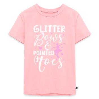 Ballett - Kinder Premium Bio T-Shirt - Rosa - Vorne - AI Model Kid Female (0cm)