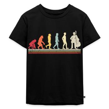 Violoncelle -Instrument de musique - T-shirt Premium bio Enfant - noir - Devant - Mikhail (115cm)