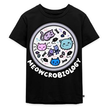 Crobiologie murale Microscopique Chats - T-shirt Premium bio Enfant - noir - Devant - Mikhail (115cm)