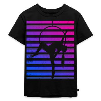 Danse aérienne du cerceau - T-shirt Premium bio Enfant - noir - Devant - Mikhail (115cm)