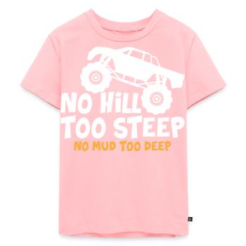 Off-road, 4x4, 4-wheel - Kids Premium Organic T-Shirt - rose - Front - AI Model Kid Female (0cm)