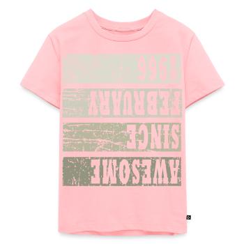 1966 in February Vintage - Kids Premium Organic T-Shirt - rose - Front - AI Model Kid Female (0cm)