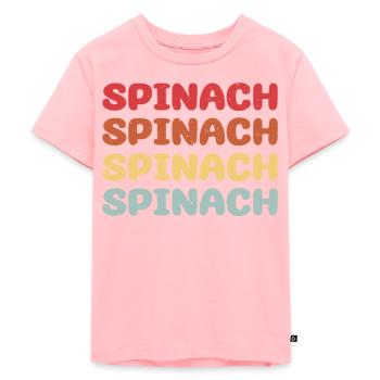 Spinach - Kids Premium Organic T-Shirt - rose - Front - AI Model Kid Female (0cm)