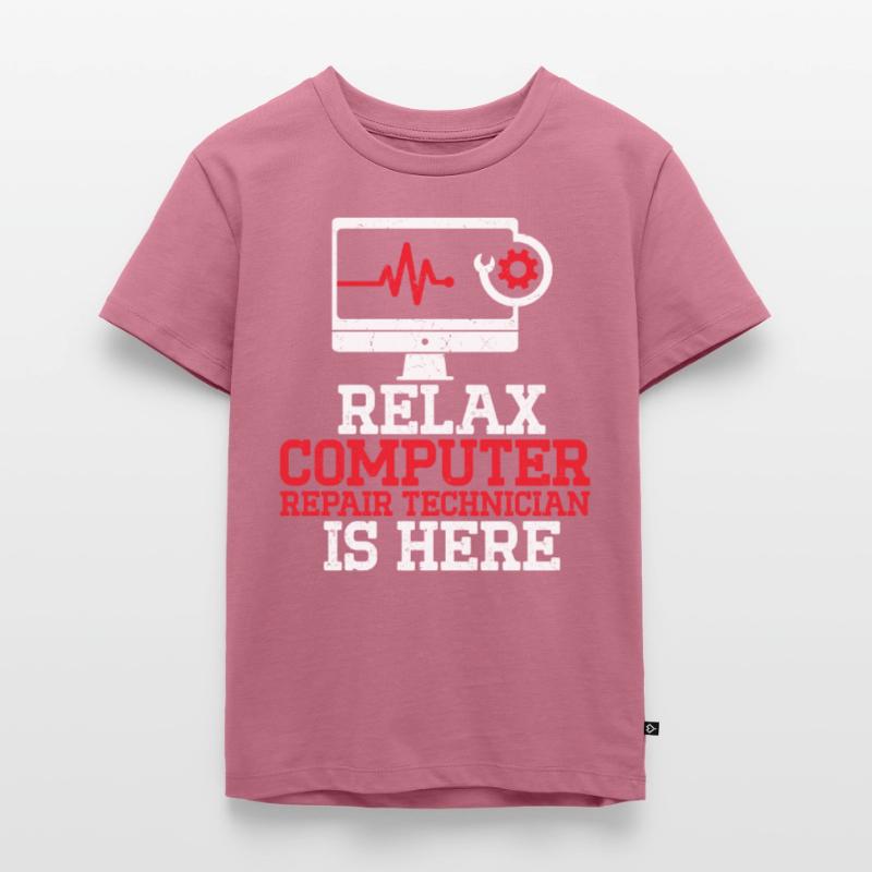 Computer Repair Technology Support Technology Kids Premium Organic T-Shirt