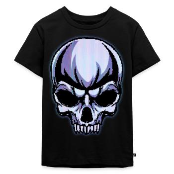 Cassette Futurism Gothic Skull Retro Futurism - Kinder Premium Bio T-Shirt - Schwarz - Vorne - Mikhail (115cm)