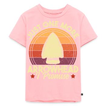 Juste une autre pointe de flèche vintage drôle - T-shirt Premium bio Enfant - rose - Devant - AI Model Kid Female (0cm)