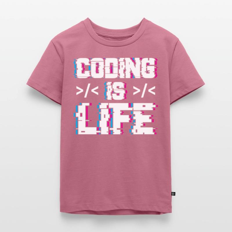 Le codage est un code de codeur programmeur de vie T-shirt Premium bio Enfant