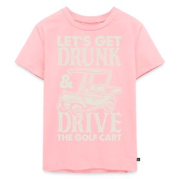 Golf Sports à boire Golf - T-shirt Premium bio Enfant - rose - Devant - AI Model Kid Female (0cm)