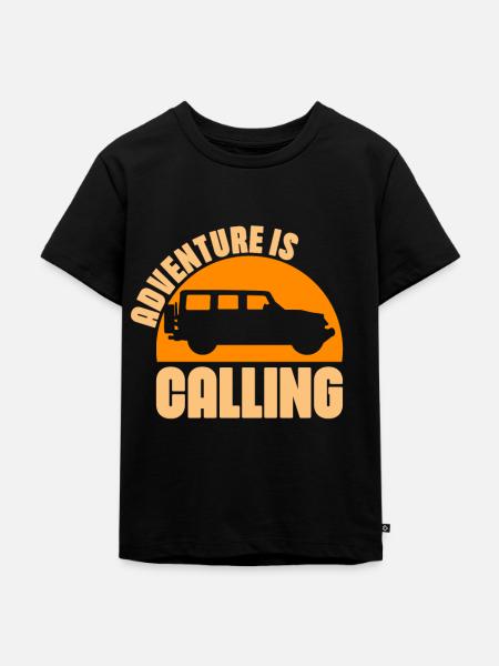 Offroad Geländewagen - Kinder Premium Bio T-Shirt - Schwarz