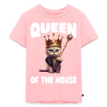 Cat Lady - Funny - Kids Premium Organic T-Shirt - rose - Front - AI Model Kid Female (0cm)