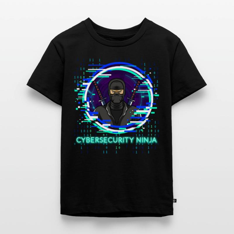 Cybersecurity Ninja Code Programmer Nerd Kids Premium Organic T-Shirt