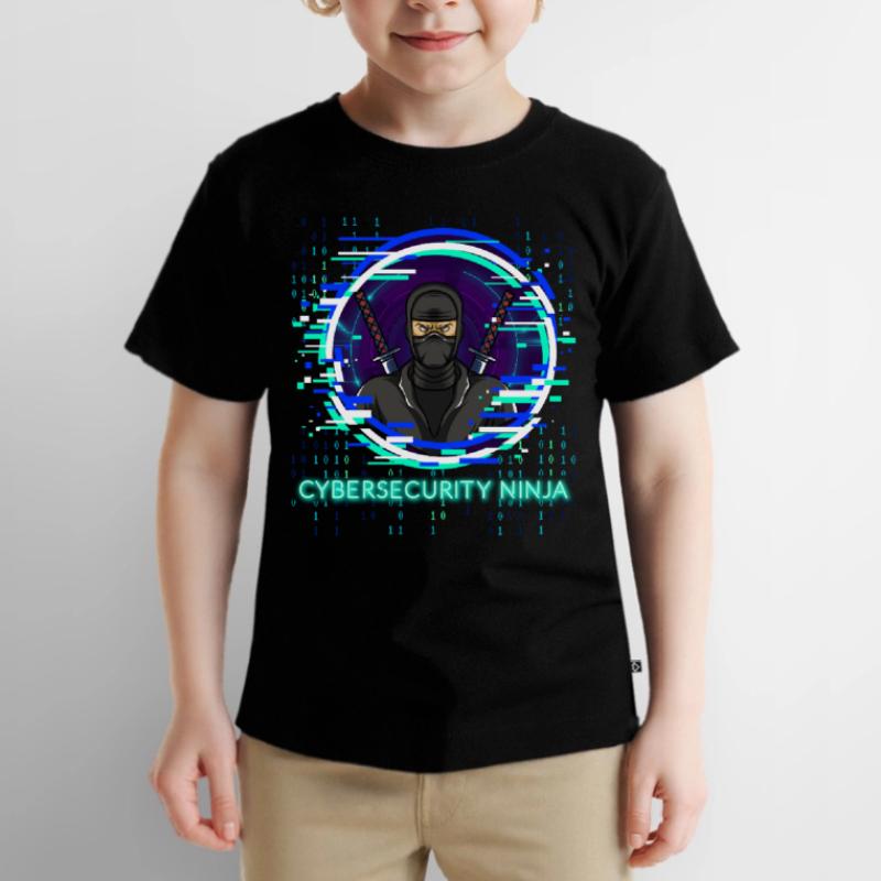 Cybersecurity Ninja Code Programmierer Nerd Kinder Premium Bio T-Shirt