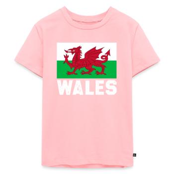 Rugby - Kinder Premium Bio T-Shirt - Rosa - Vorne - AI Model Kid Female (0cm)