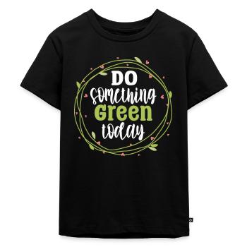 Climate change - Kids Premium Organic T-Shirt - black - Front - Mikhail (115cm)