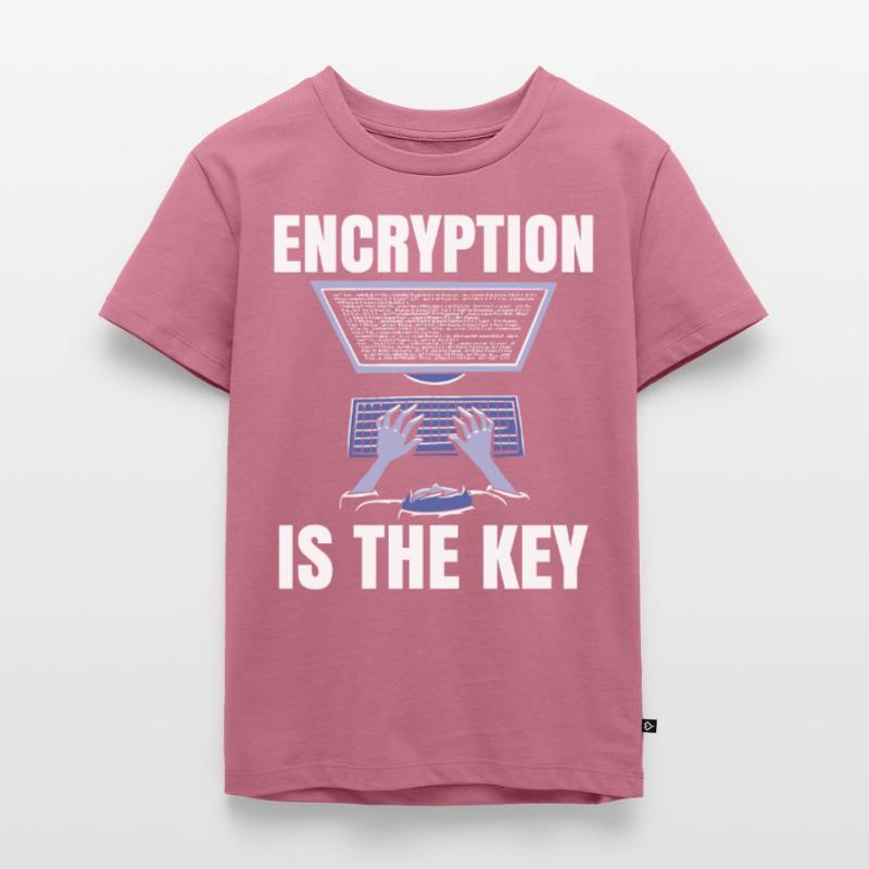 Verschlüsselung Ist Der Schlüssel Coder Coding Kinder Premium Bio T-Shirt