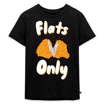 Nur Wohnungen - Kinder Premium Bio T-Shirt - Schwarz - Vorne - Mikhail (115cm)