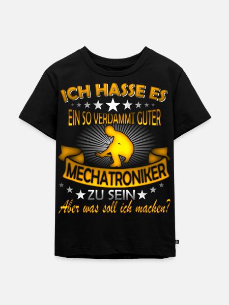 Mechatroniker / Mechatronikerin / Mechatronik - Kinder Premium Bio T-Shirt - Schwarz