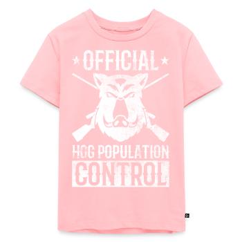 Schweineentfernungstechniker Design Für Die - Kids Premium Organic T-Shirt - rose - Front - AI Model Kid Female (0cm)