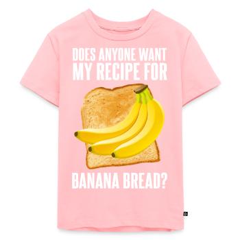 Funny Banana Bread - Kids Premium Organic T-Shirt - rose - Front - AI Model Kid Female (0cm)