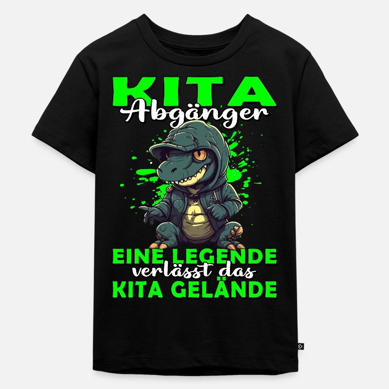 Kita Abgänger | Schulanfang | Einschulung - Kinder Premium Bio T-Shirt - Schwarz