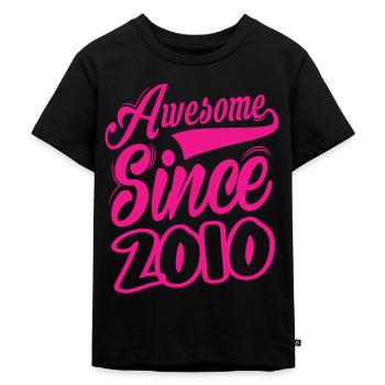 Awesome Since 2010 - Kinder Premium Bio T-Shirt - Schwarz - Vorne - Mikhail (115cm)