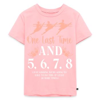 Ballet Danseuse Danse Ballerine - T-shirt Premium bio Enfant - rose - Devant - AI Model Kid Female (0cm)