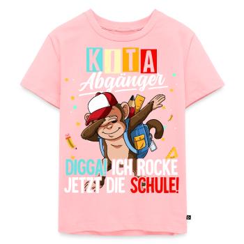 Kita Abgänger - Kinder Premium Bio T-Shirt - Rosa - Vorne - AI Model Kid Female (0cm)