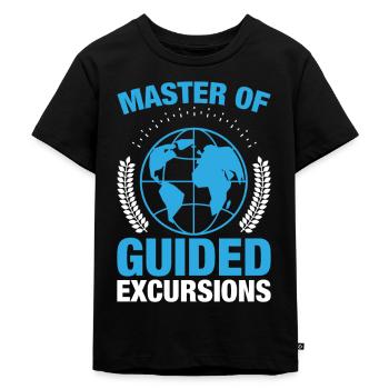 Master Guided Excursions Adventure Expert - T-shirt Premium bio Enfant - noir - Devant - Mikhail (115cm)